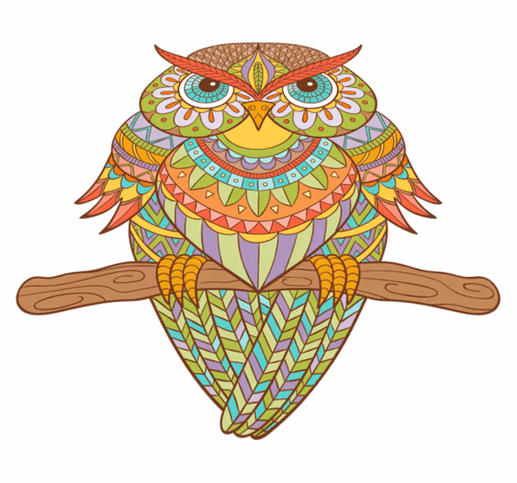 Vinylmatta sovrum ave huichol - Tenstickers