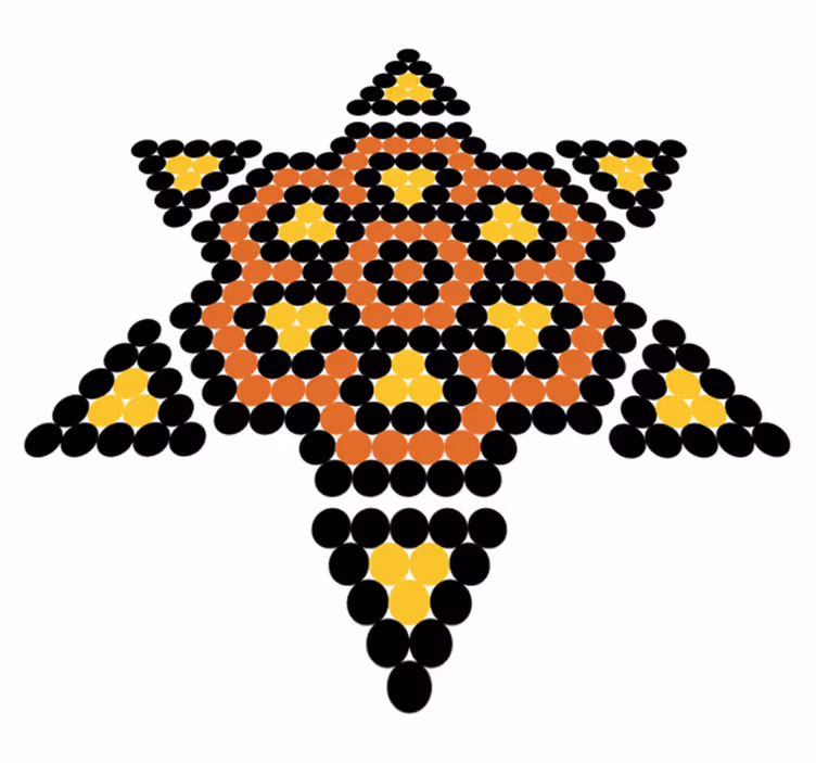 Vinylmatta sovrum sol huichol - Tenstickers
