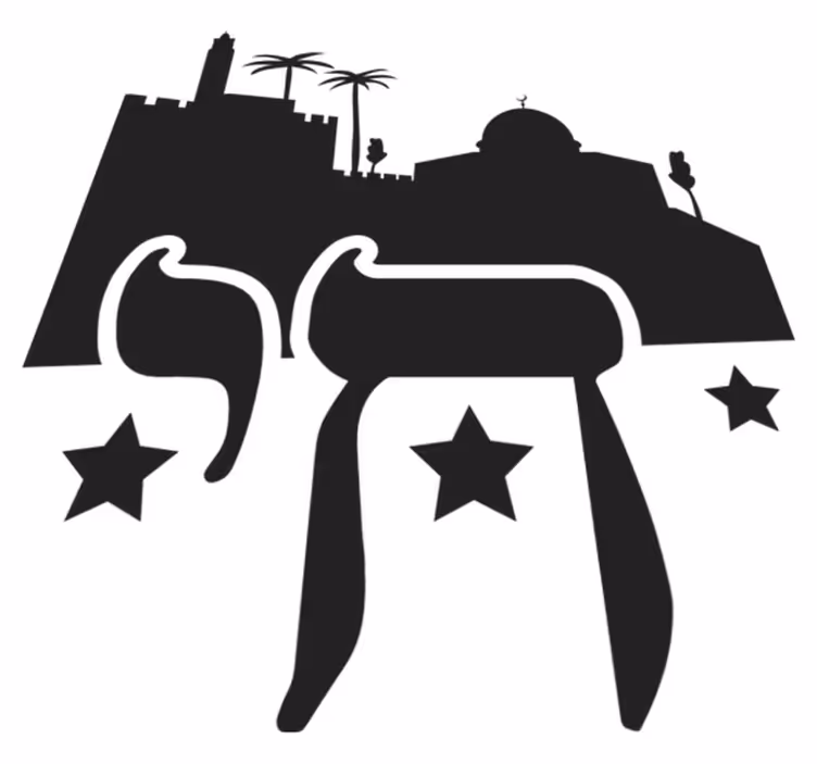 Chai symbol vinylmatta sovrum - Tenstickers