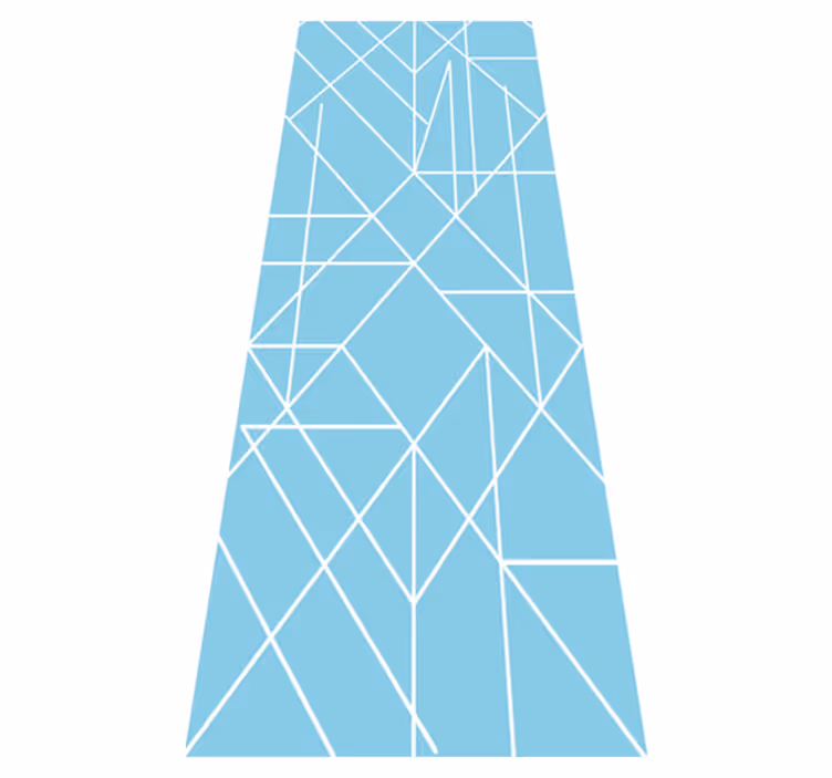 Vinylmatta scandinaviska nordisk geometrisk mosaik - Tenstickers
