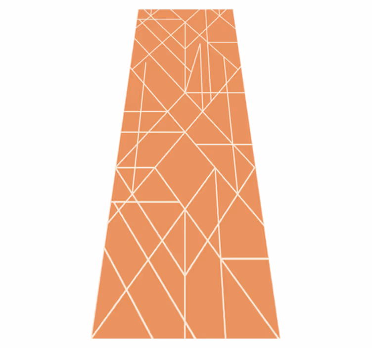 Vinylmatta scandinaviska nordisk geometrisk mosaik apex - Tenstickers