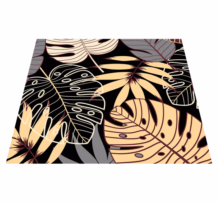 Vinylmatta natur vintage tapet tropisk djungel - Tenstickers