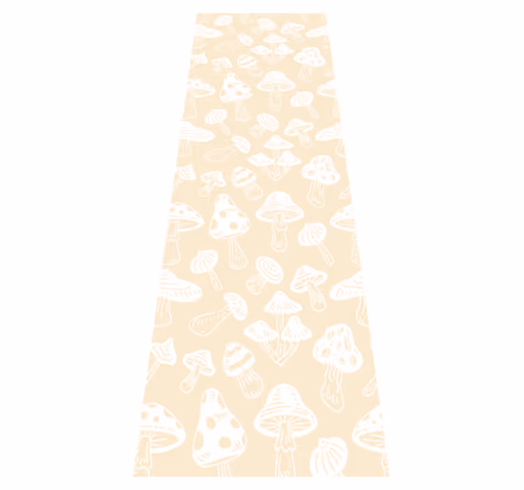 Vinylmatta natur beige svampdesign - Tenstickers