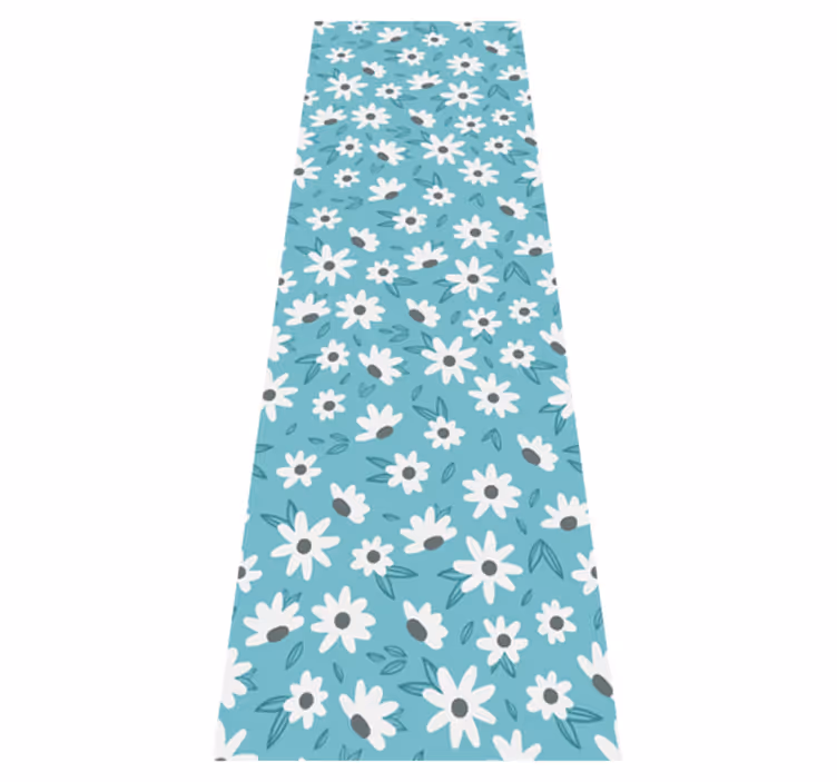 Vinylmatta natur "farmors chic" blommor - Tenstickers