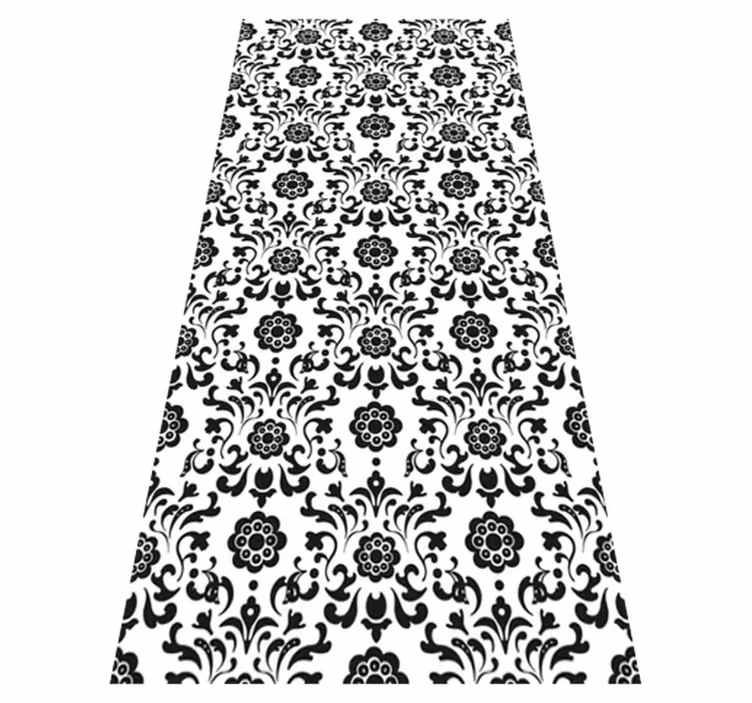 Vinylmatta årgång royalty damask stil - Tenstickers