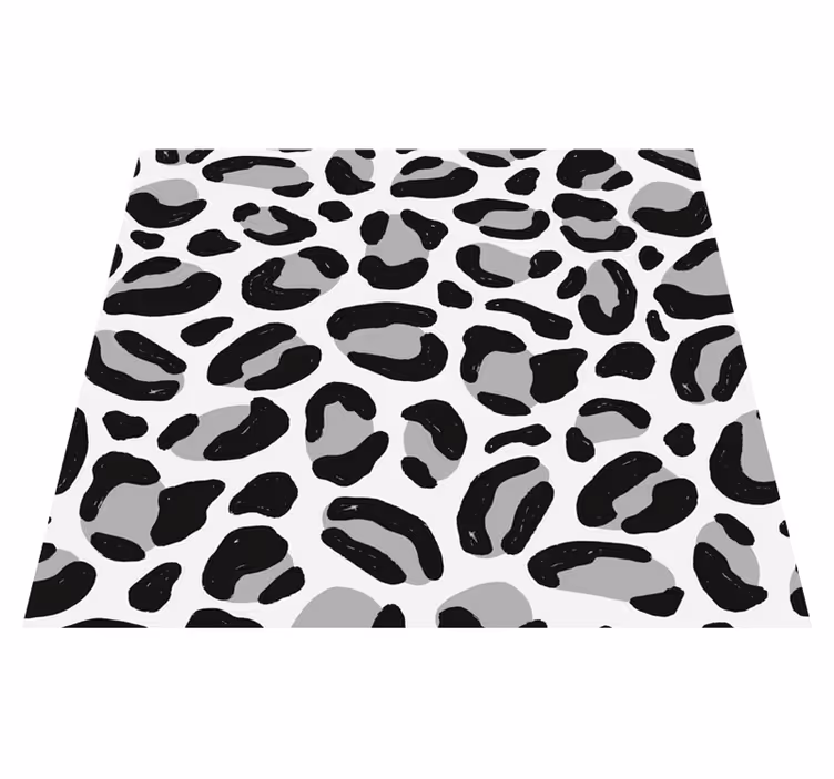 Vinylmatta djur leopardpäls - Tenstickers