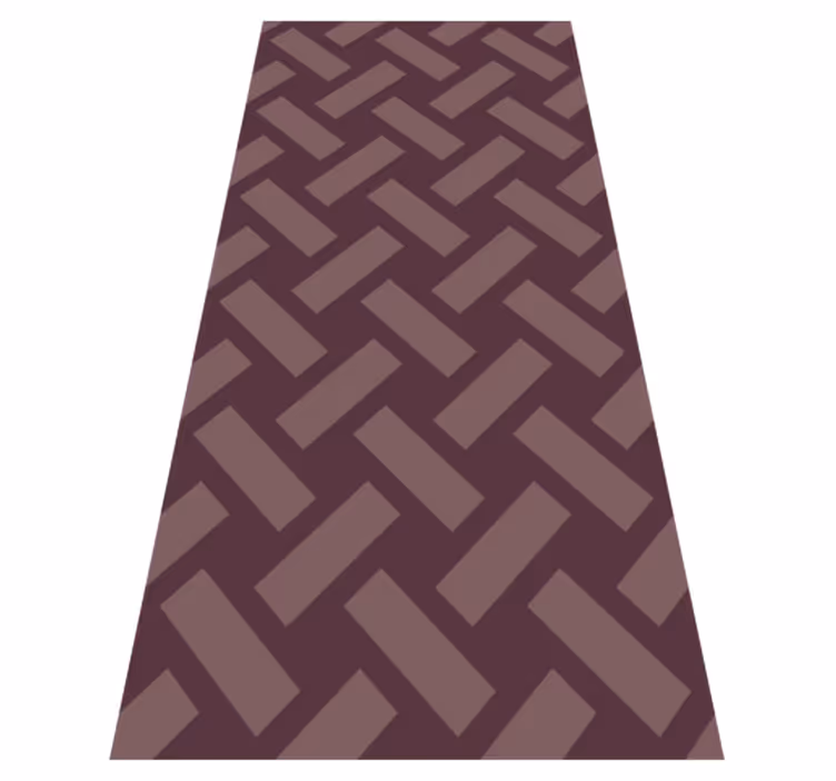 Vinylmatta textur geometriskt lila rutmönster - Tenstickers