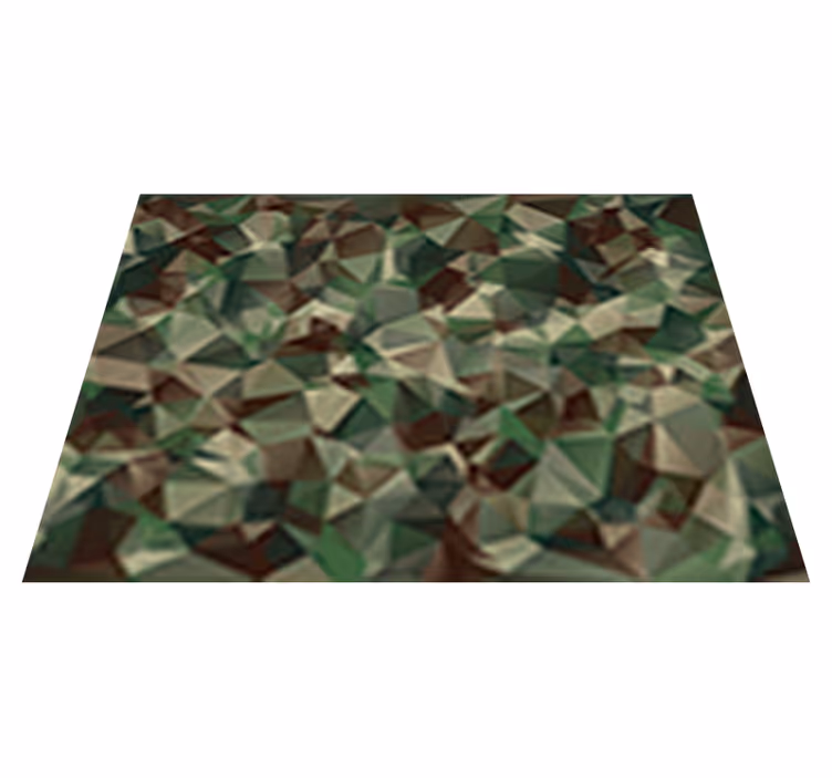 Vinylmatta textur i kamuflagedesign - Tenstickers