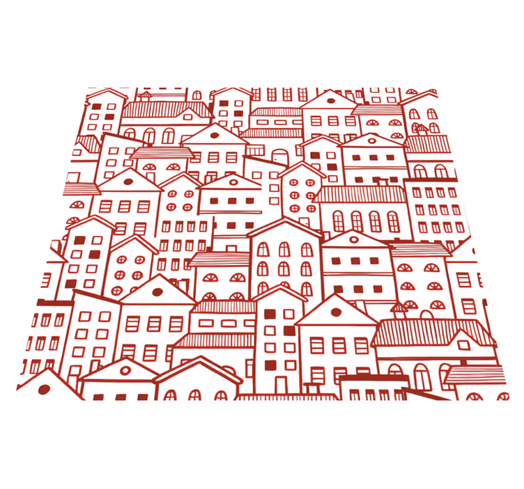 Vinylmatta textur modern stad serietidningseffekt - Tenstickers