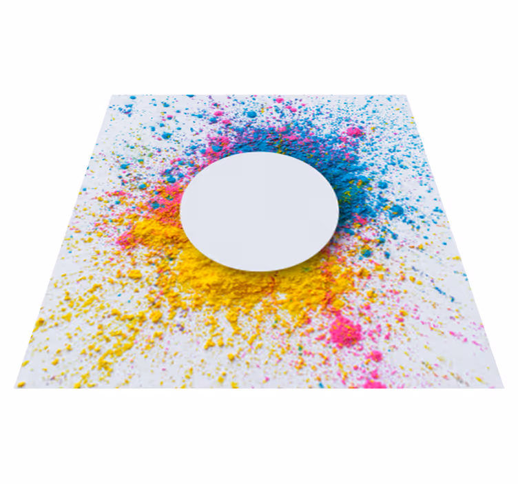 Vinylmatta geometrisk cirkelsprut - Tenstickers