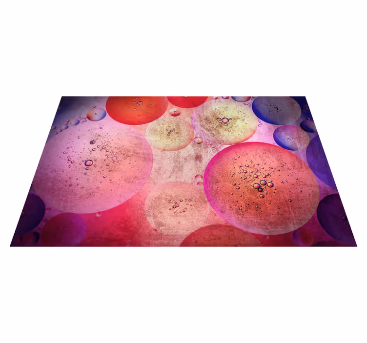 Vinylmatta geometrisk moderna cirkulära figurer - Tenstickers