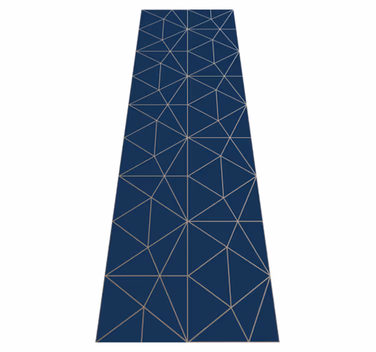 Vinylmatta vardagsrum geometrisk triangelprisma - Tenstickers