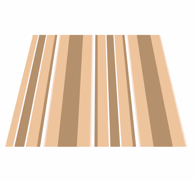 Vinylmatta beige tropiska färger palett - Tenstickers