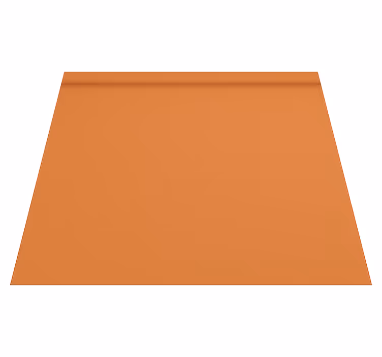 Vinylmatta orange enkel varm färg - Tenstickers