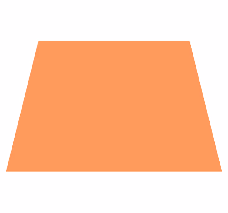 Vinylmatta orange aprikostryck - Tenstickers