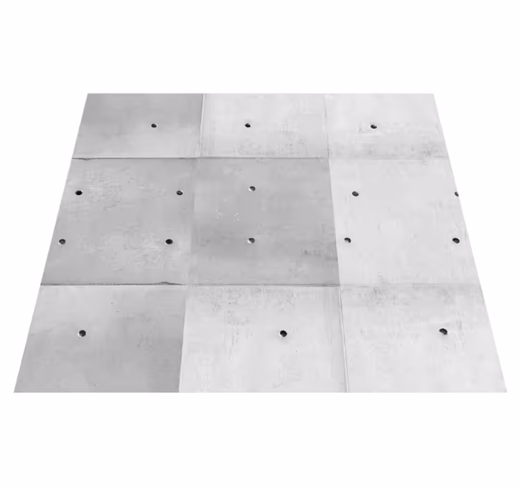 Vinylmatta balkong minimalistiska betongpaneler - Tenstickers