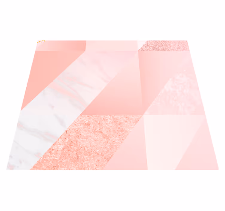 Vinylmatta balkong - rosa marmor - Tenstickers