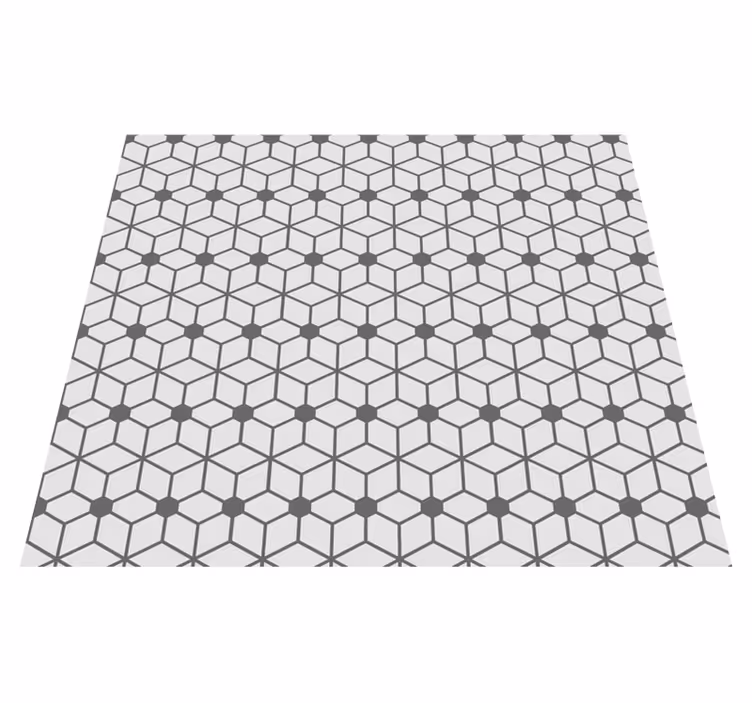 Vinylmatta balkong grå mosaik - Tenstickers
