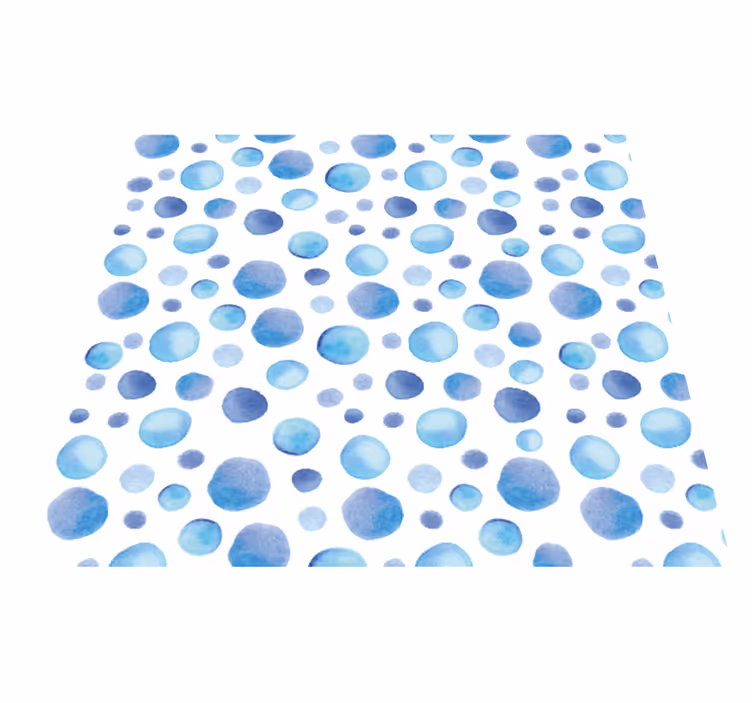 Vinylmatta balkong färgglada bubblor - Tenstickers