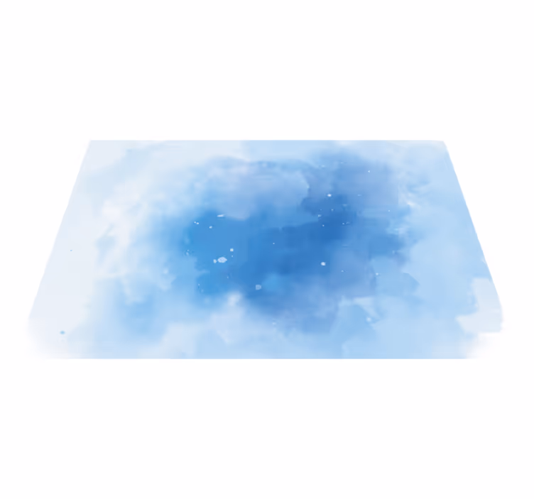 Vinylmatta modern akvarell himmel - Tenstickers