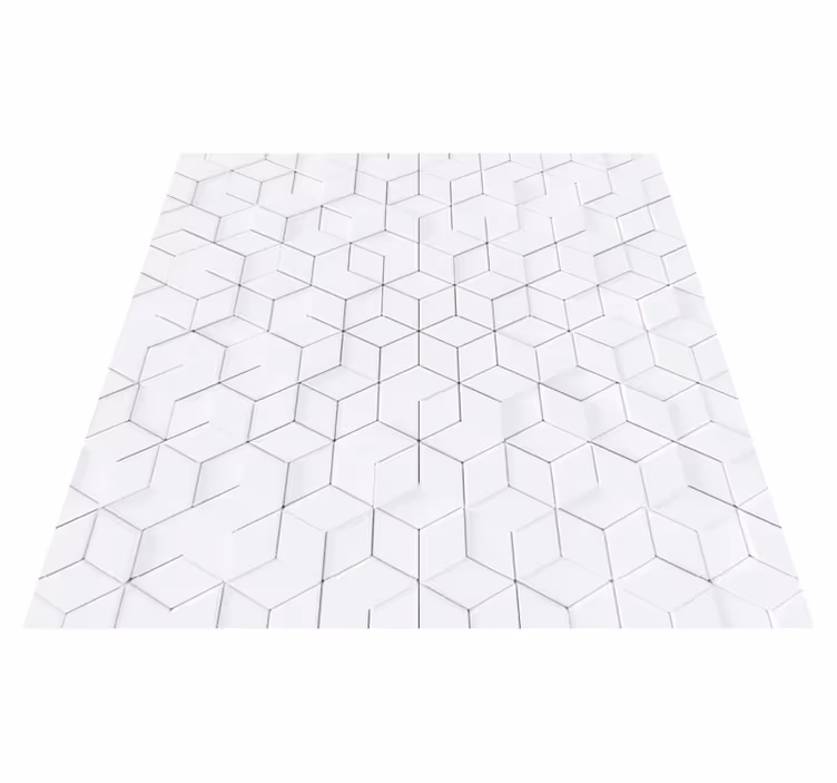 Geometriskt mönstrad yta vinylmatta - Tenstickers