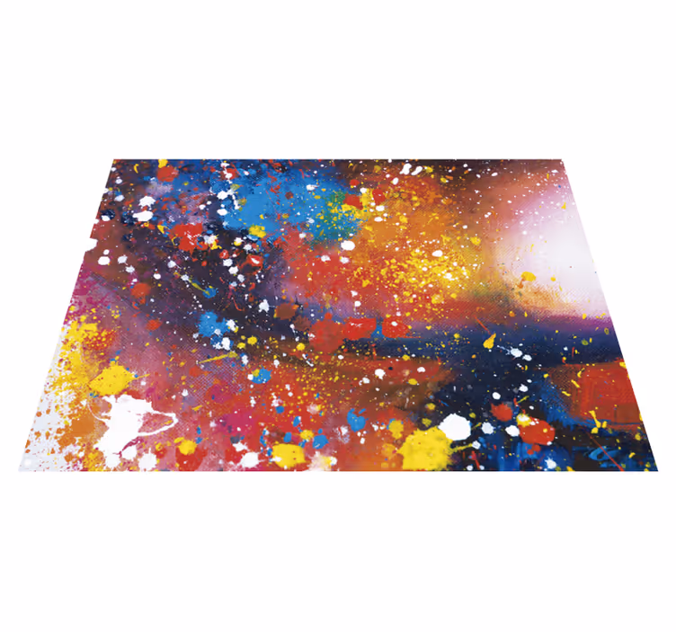 Vinylmatta modern abstrakt målning - Tenstickers