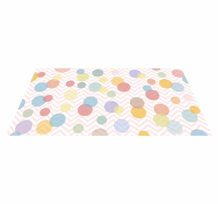 Prickar pastellfärger nyanser baby vinyl matta - Tenstickers