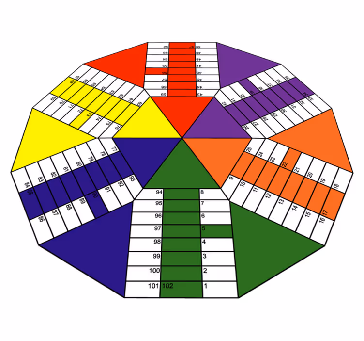 Sex spelare parchis styrelse vinyl matta - Tenstickers