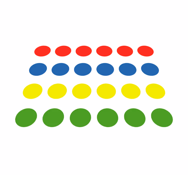 Underbart twister spel vinyl matta - Tenstickers