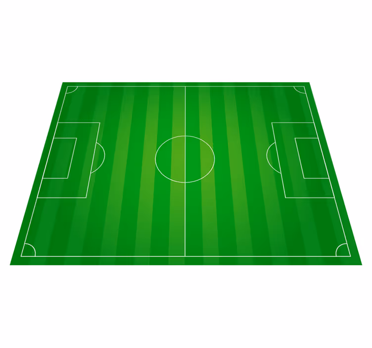 Vinylmatta fotbollsplan tonåring - Tenstickers