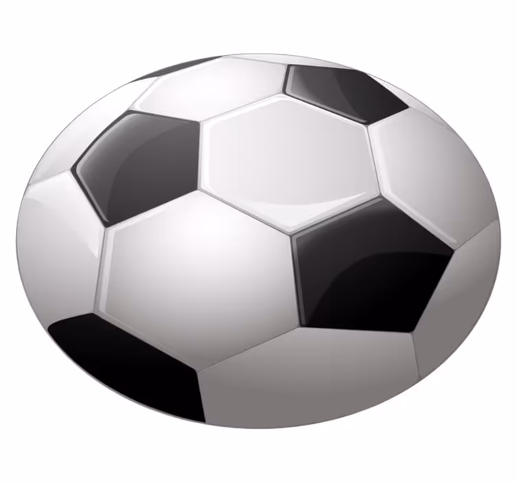 Fantastisk fotbollsboll teen vinylmatta - Tenstickers