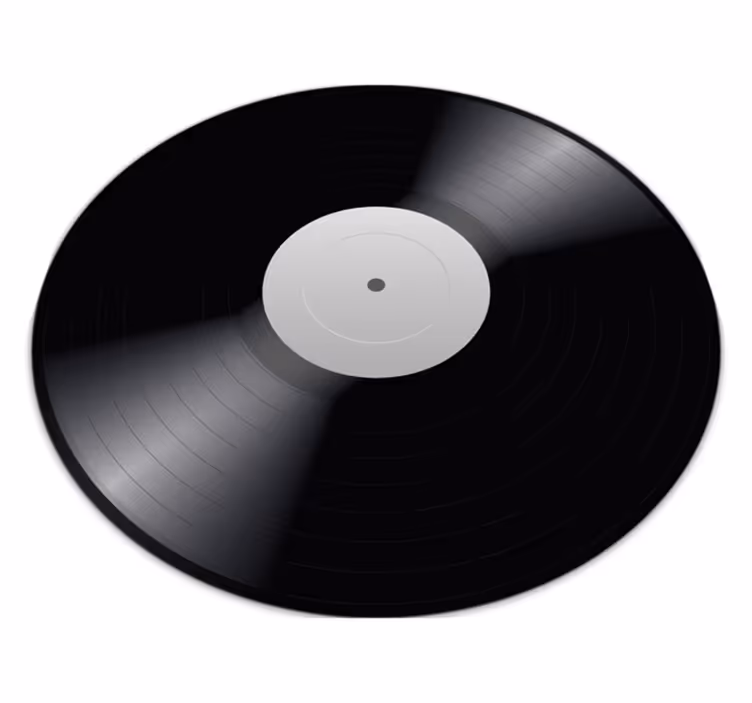 Vinylplatta vintage vinylmatta - Tenstickers