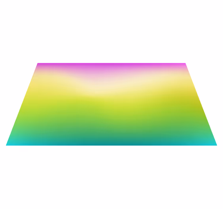 Underbara fluoroscentfärgade moderna vinylmattor - Tenstickers