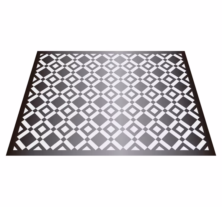 Fantastiska brickor geometriska vinylmattor - Tenstickers