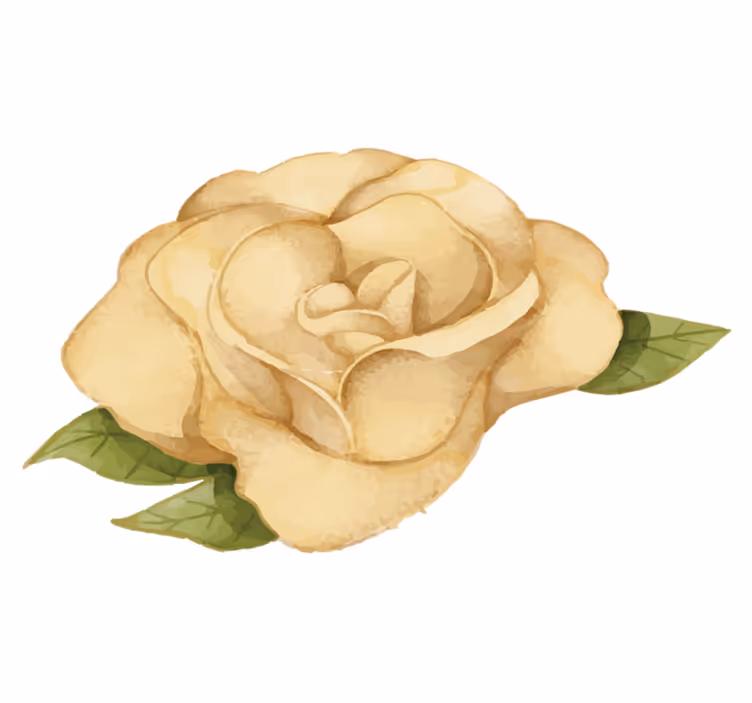 Underbart gyllene rosvinyl sovrumsmatta - Tenstickers