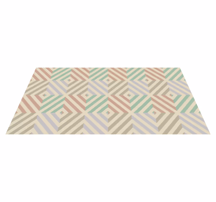 Abstrakta former geometriska vinyl matta - Tenstickers
