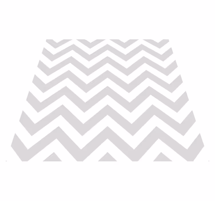 Chevron sicksack Vinylmatta geometrisk - Tenstickers