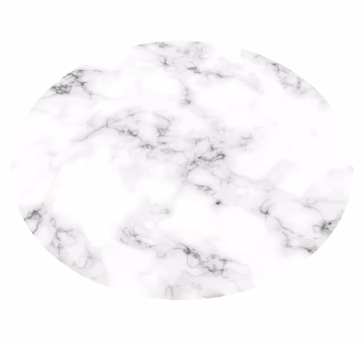 Marmor cirkel minimal vinyl matta - Tenstickers