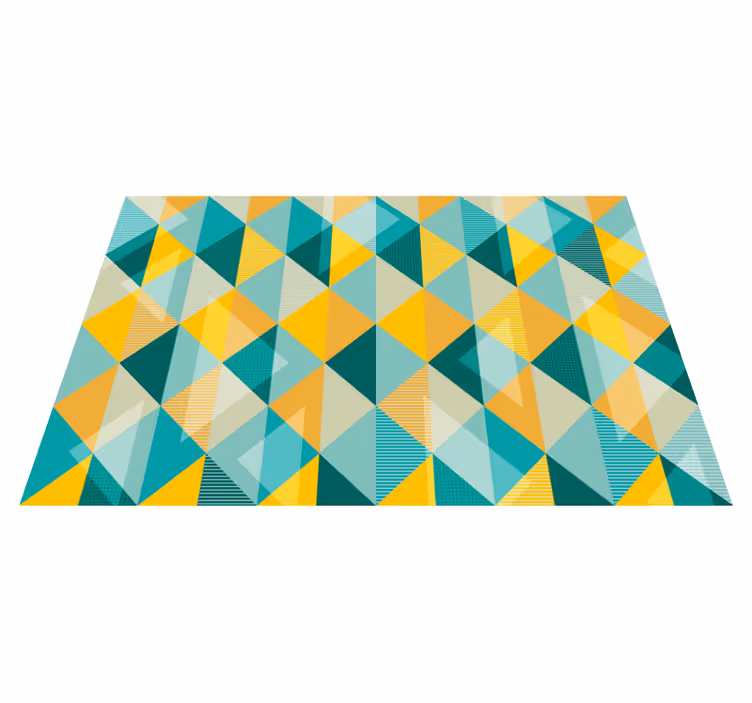 Geometrisk triangel array Vinylmatta geometrisk - Tenstickers