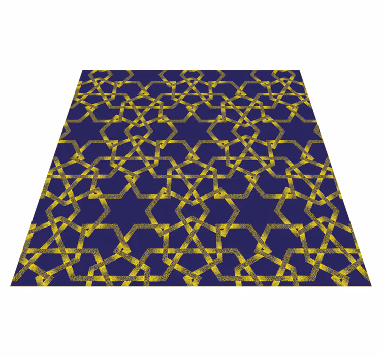 Geometrisk badaccent Vinylmatta badrum - Tenstickers