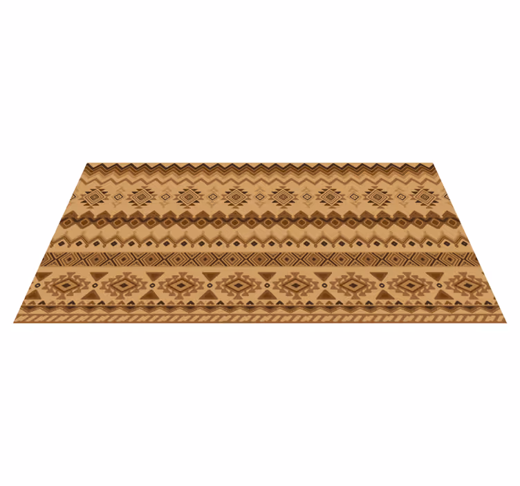 Etniska kilim design vinylmattor - Tenstickers
