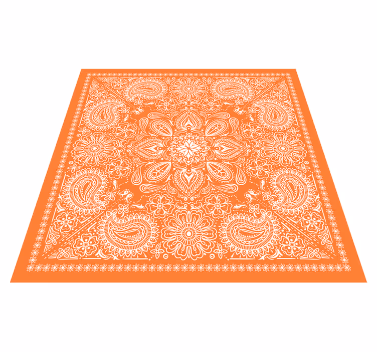 Mandala prydnad Vinylmatta Mandala - Tenstickers