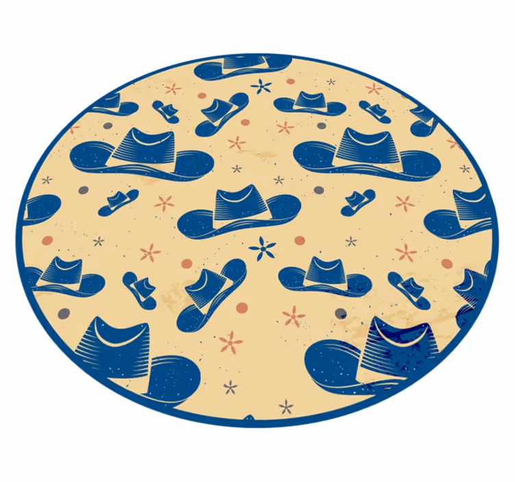 Cirkulär lekplats Vinylmatta daghem - Tenstickers