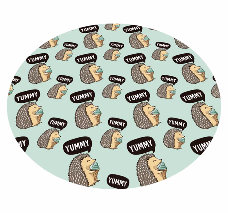 Igelkottsglädje Vinylmatta Barn - Tenstickers