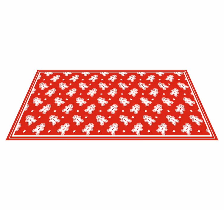 Pepparkaksfestlighet Vinylmatta Jul - Tenstickers