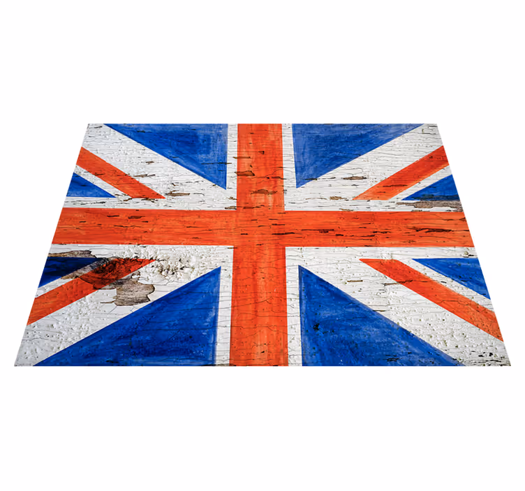 Urban stil uk flagga modern vinyl matta - Tenstickers