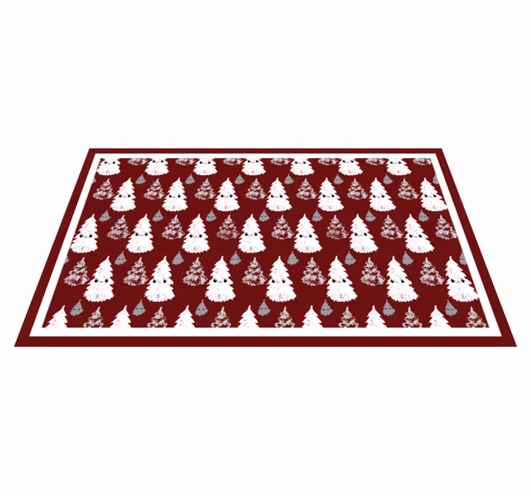 Julgran rolig julgranmatta - Tenstickers