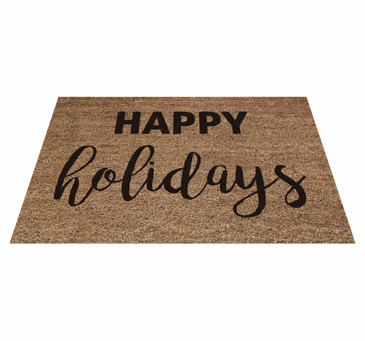 Mening glad helgdag jul klistermärke - Tenstickers