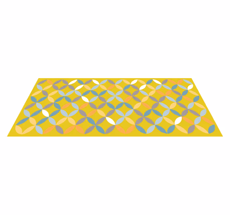 Abstrakt geometrisk komposition Vinylmatta geometrisk - Tenstickers