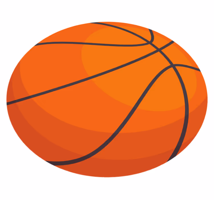 Basket tonåring vinyl matta - Tenstickers